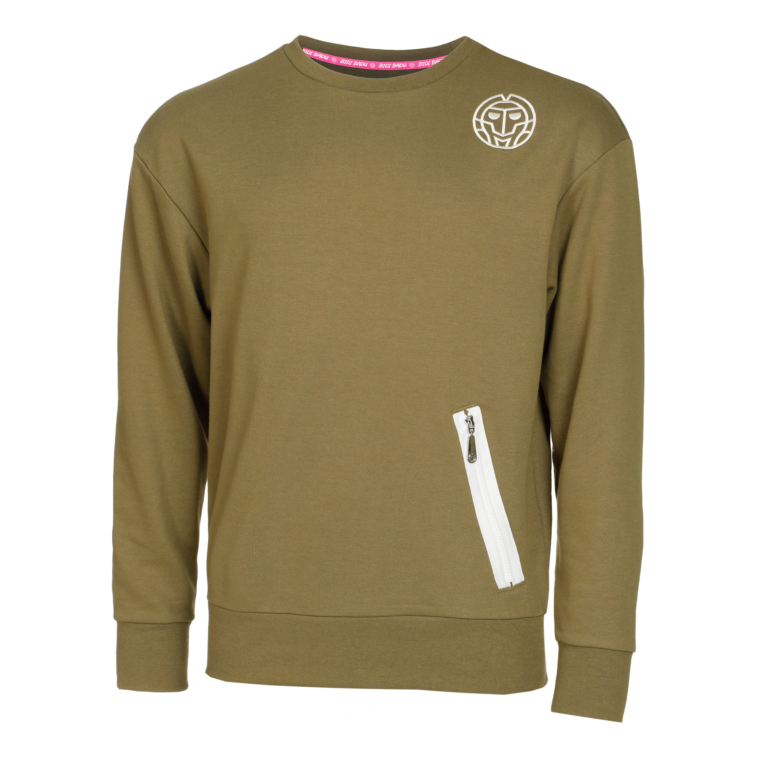 BIDI BADU Chill Crew Sweat-shirt Hommes - Vert Olive