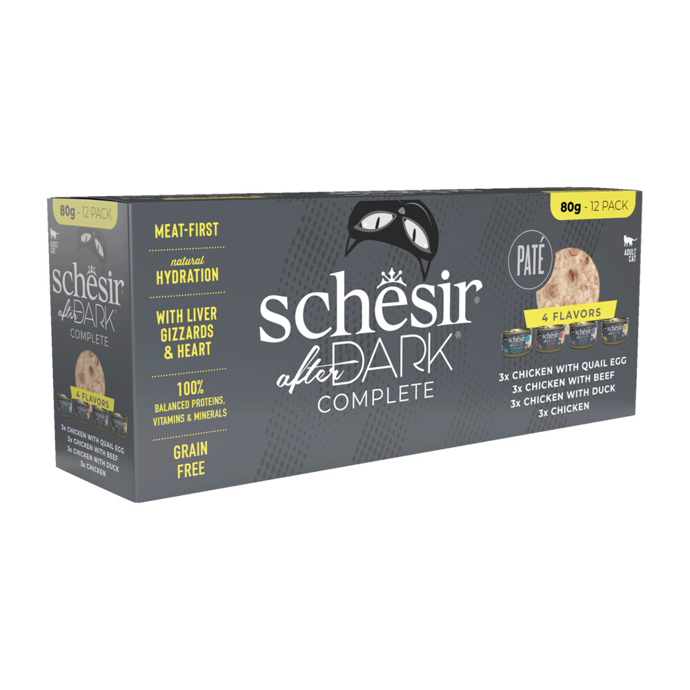 Schesir After Dark PatéVariatie-Pack12 x 80 gr