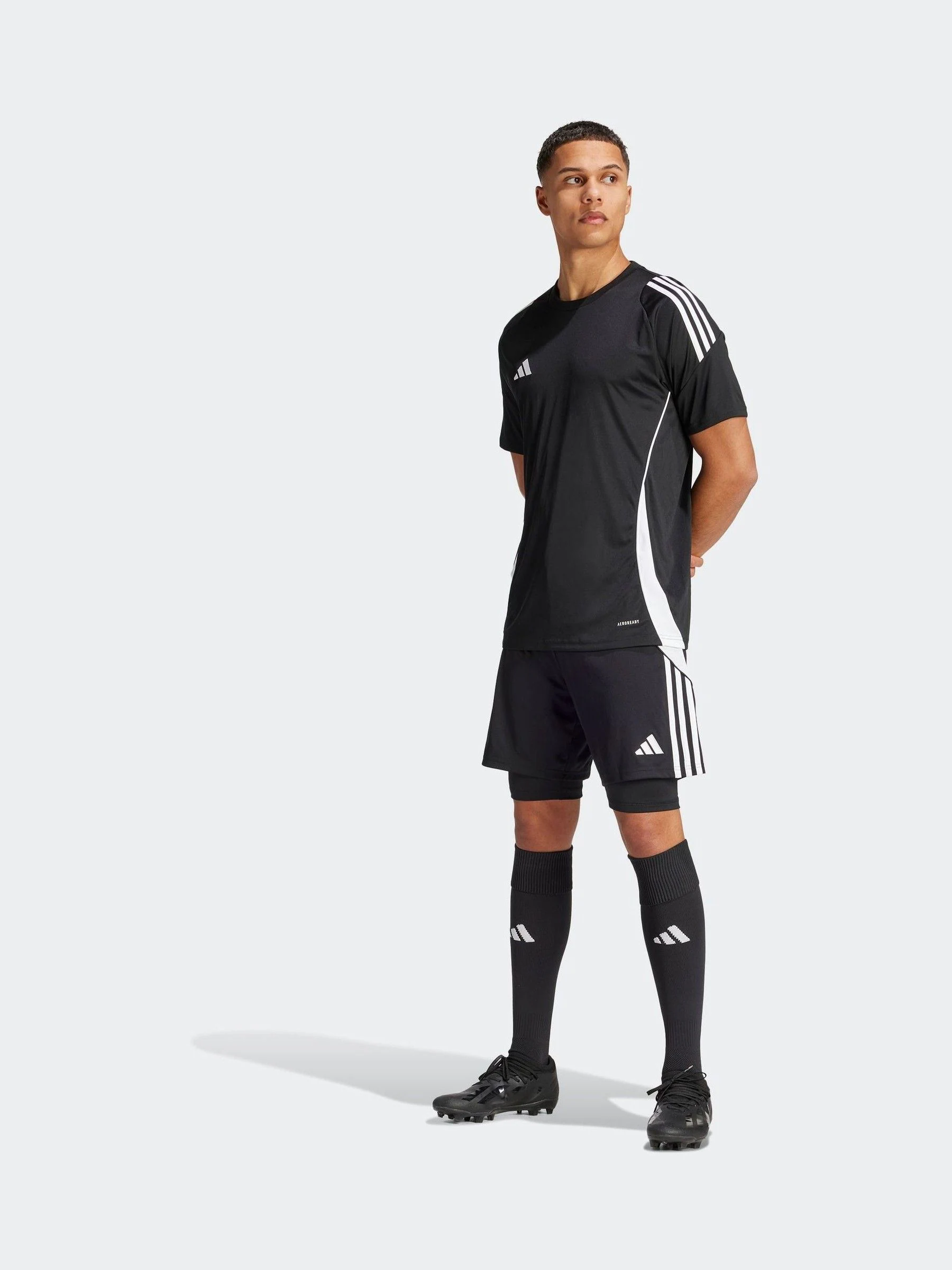 Zwart - Adidas Tiro 24 Training 2-in-1 short