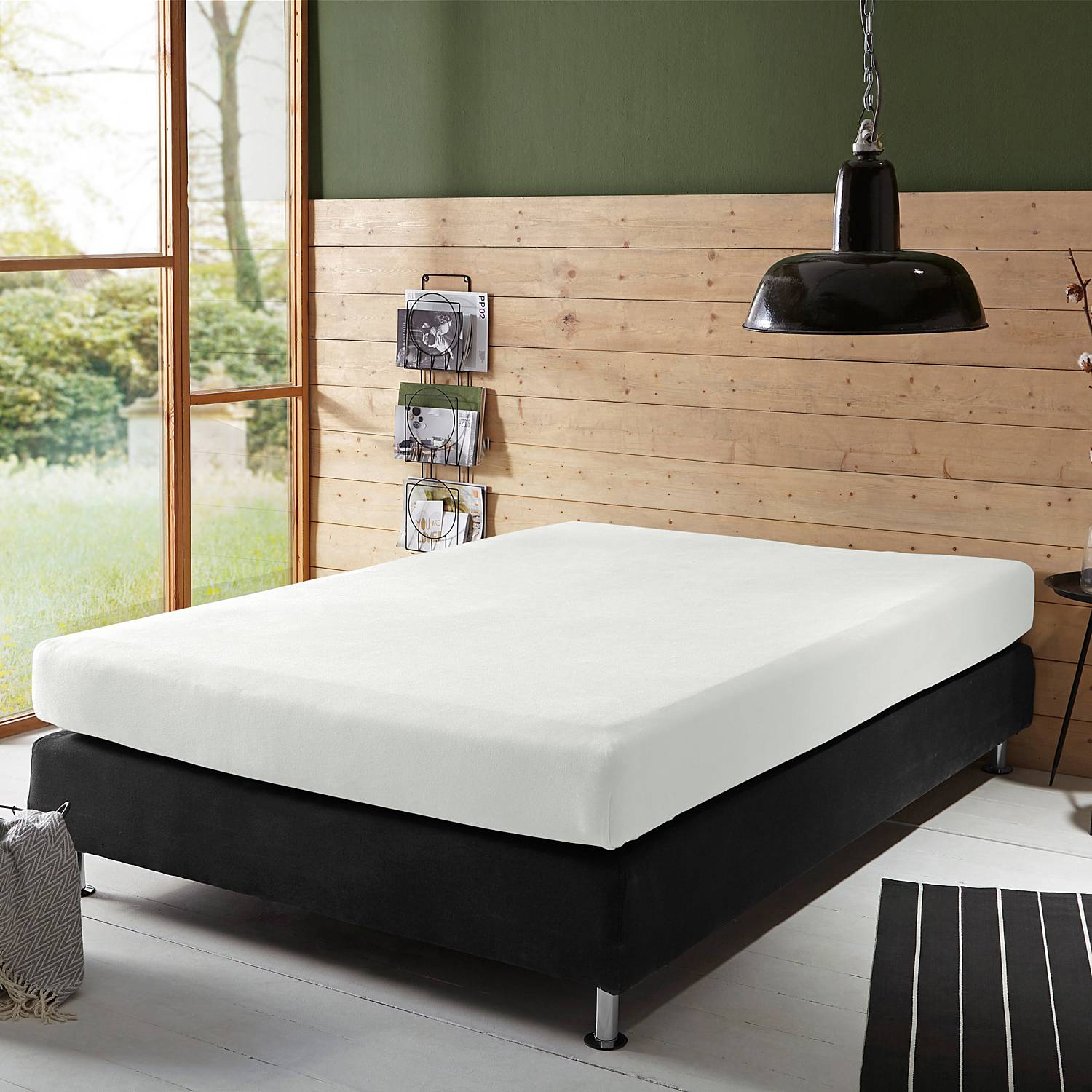 Erwin Müller Frottee-Stretch Boxspring-Spannbettlaken 