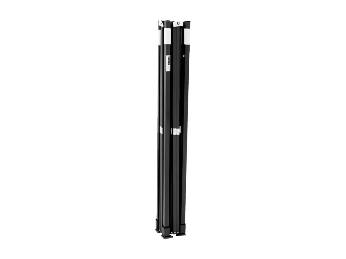 Tente de réception pliable escamotable avec 2 parois latérales