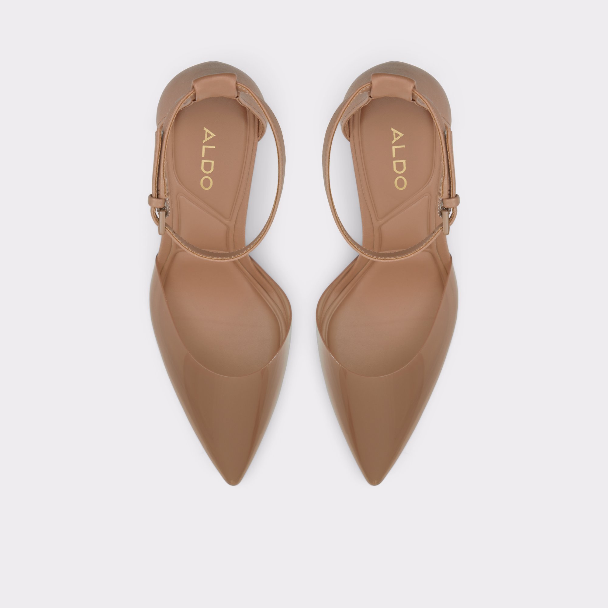 Corelia Medium Beige Women Strappy Heels