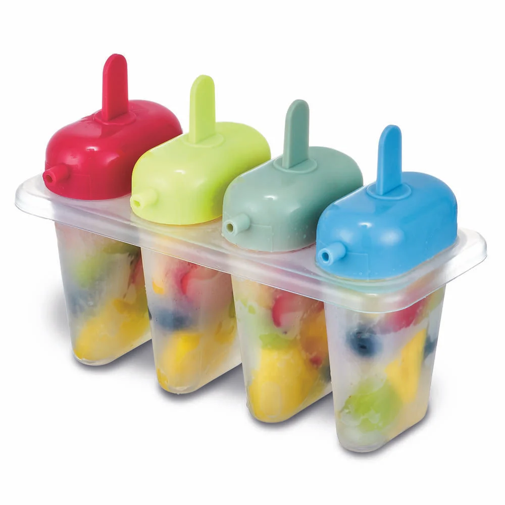 Moule à glace manche coloré x 4