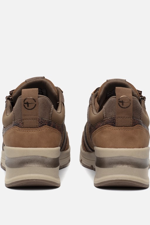 Tamaris Sneakers cognac Textiel