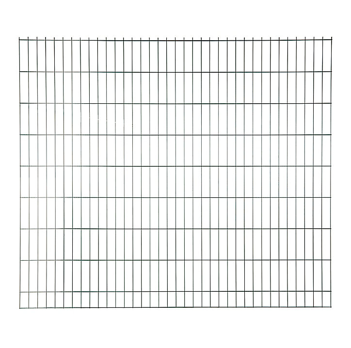 Panneau de clôture grillagée premium vert 200 x h.173 cm
