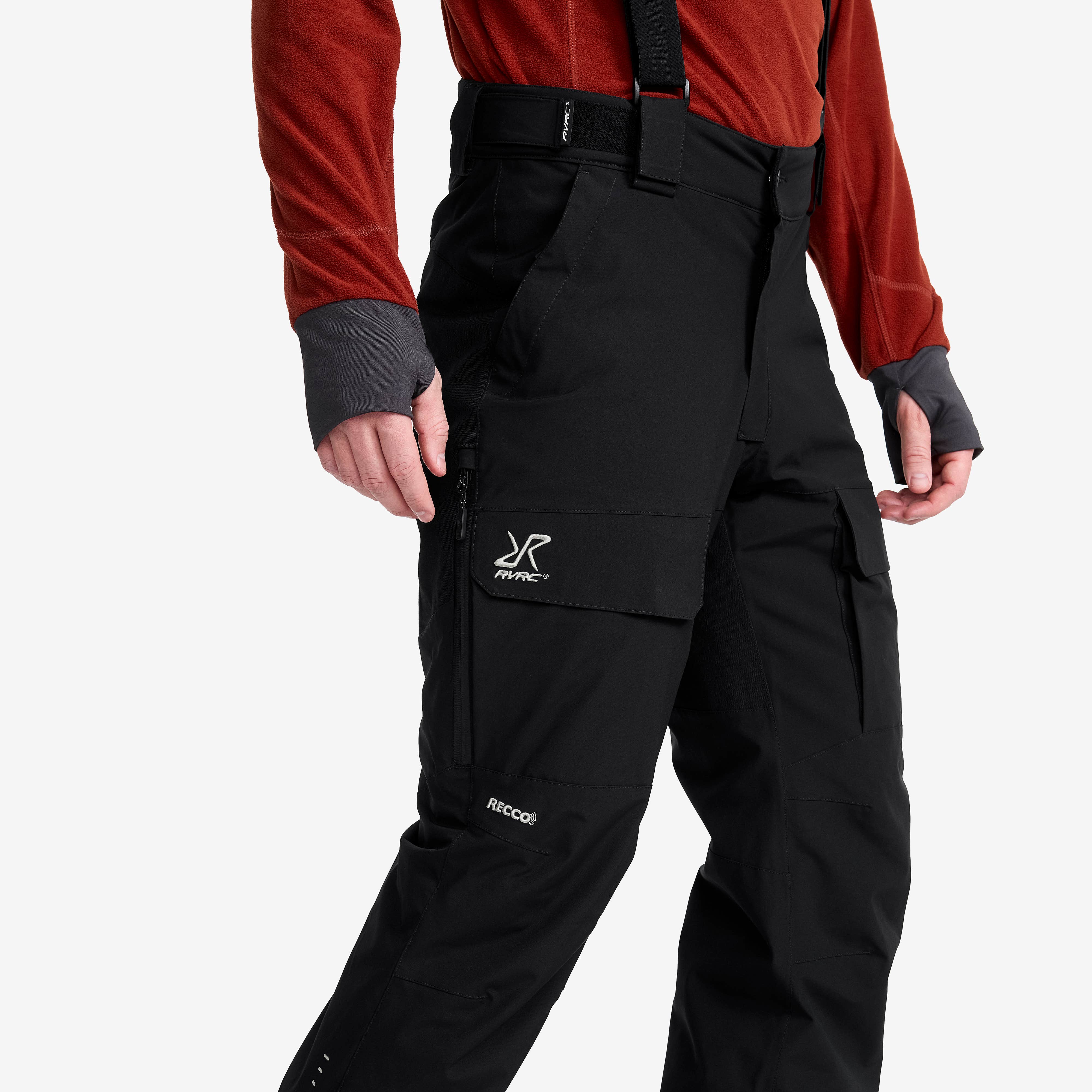 Halo 2L Insulated Ski Pants Herre Black