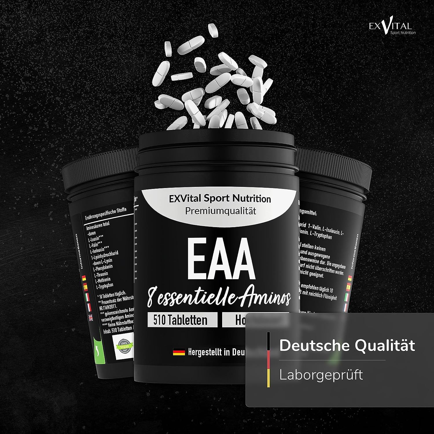 EXVital® EAA Tabletten mit 8 essentiellen Aminosäuren