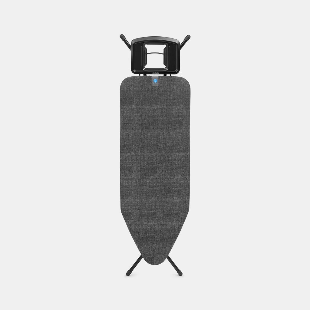 Strijkplank C, 124x45 cm, solide strijkerhouder - Denim Black