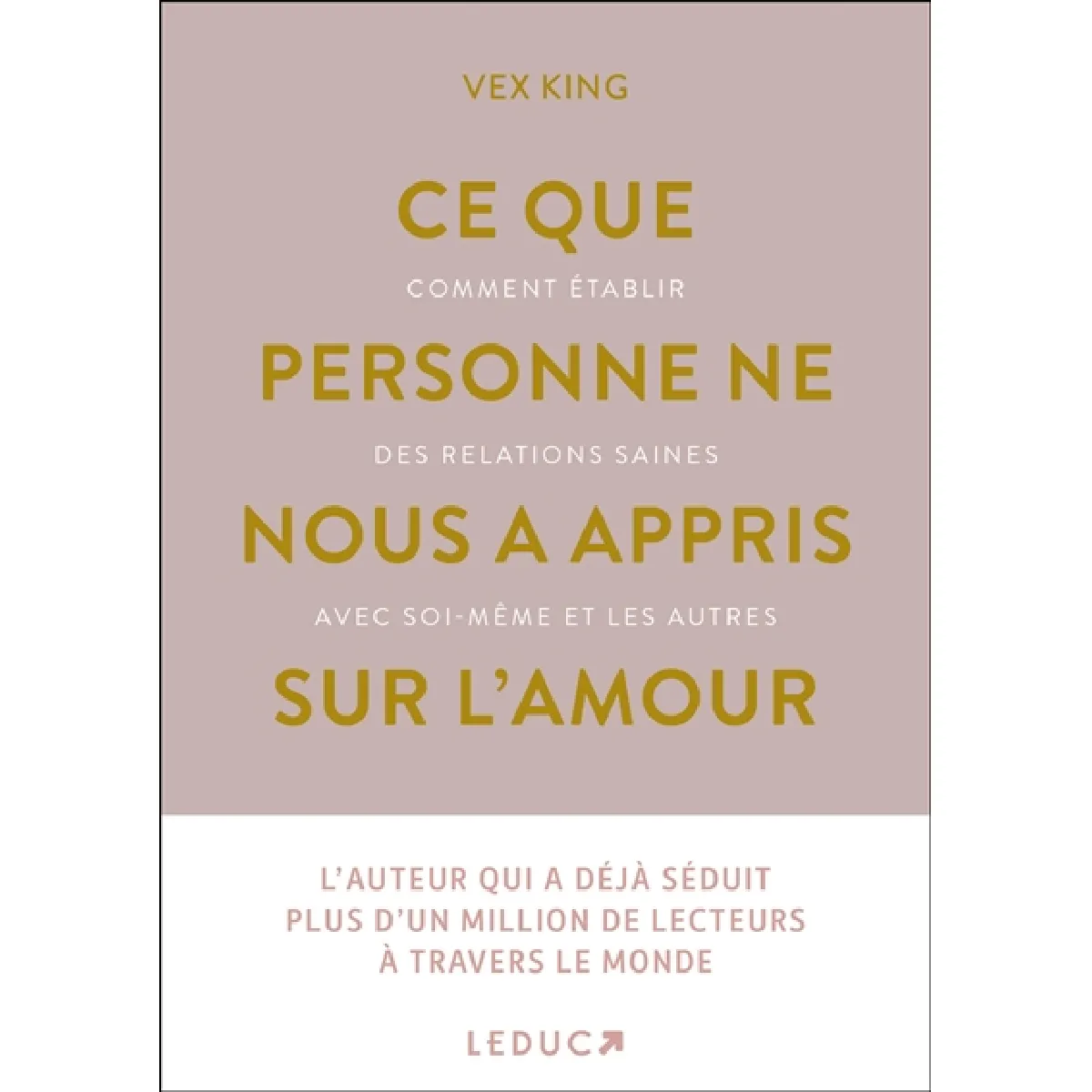 Ce que personne ne nous a appris sur l'amour : comment établir des relations saines avec soi-même et les autres