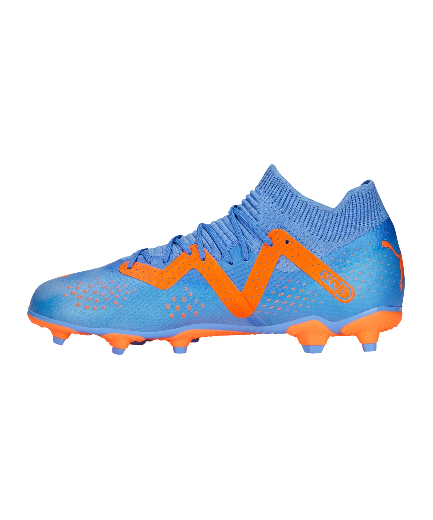 PUMA FUTURE Match FG/AG Supercharge Kids Blau Orange F01