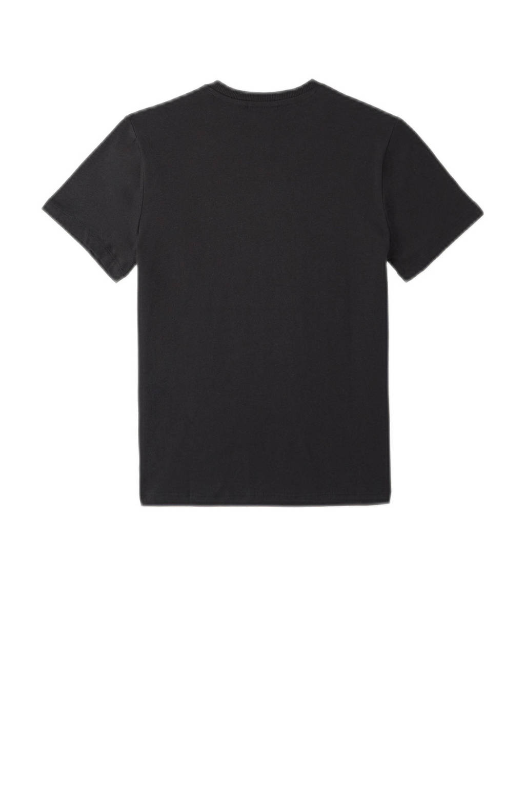 O'Neill T-shirt met tekst zwart/wit