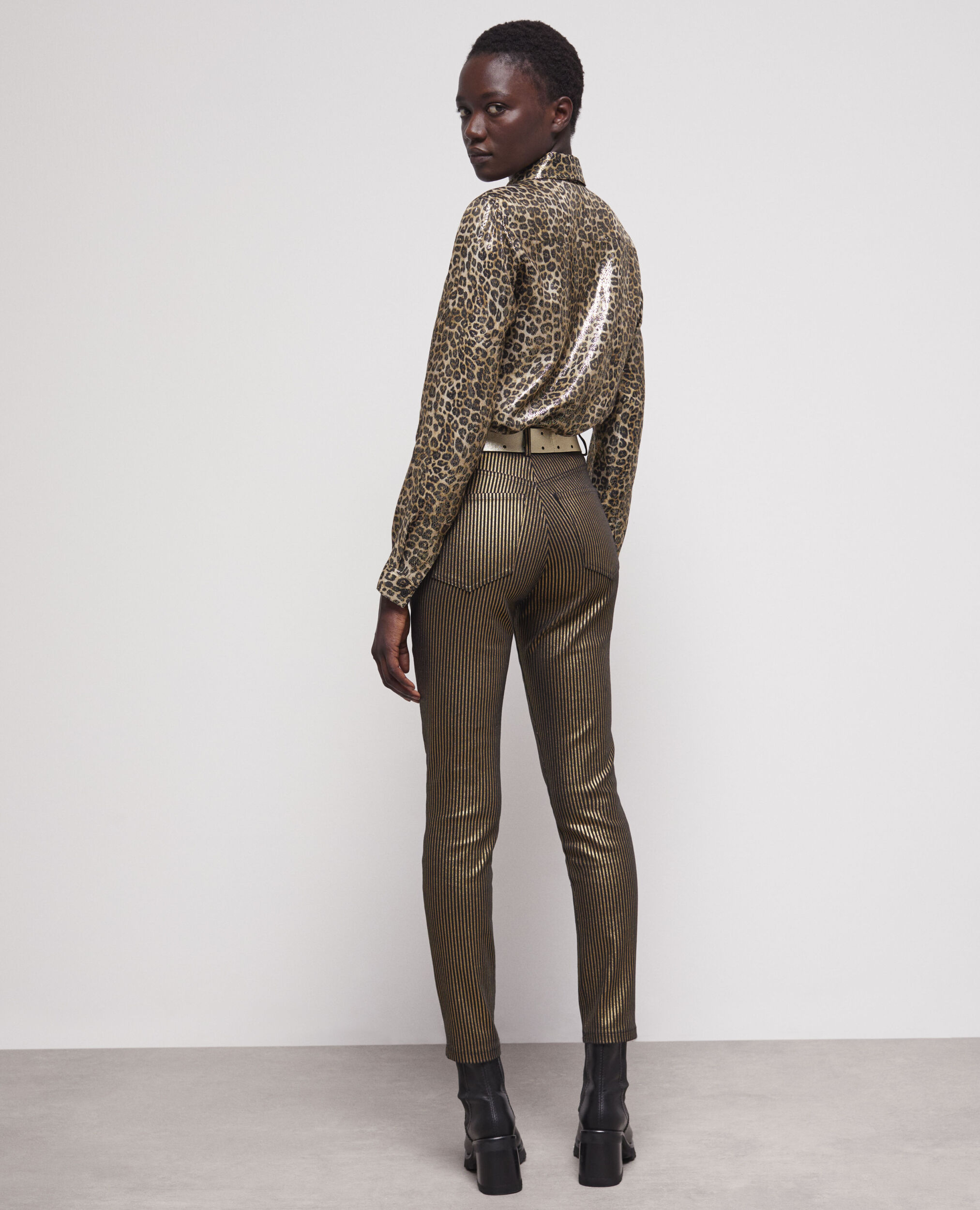 Chemise fluide léopard