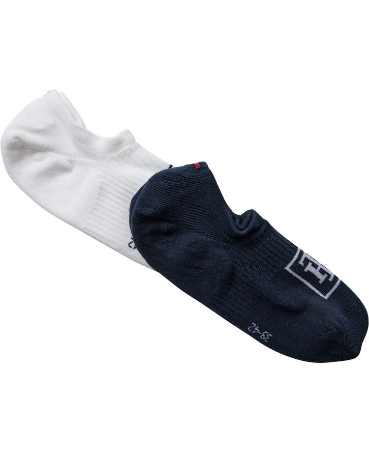 Tommy Hilfiger TH MEN FOOTIE 2P MONO Sort