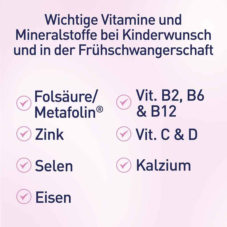 Elevit 1 Kinderwunsch & Schwangerschaft Tabletten, 1X60 St