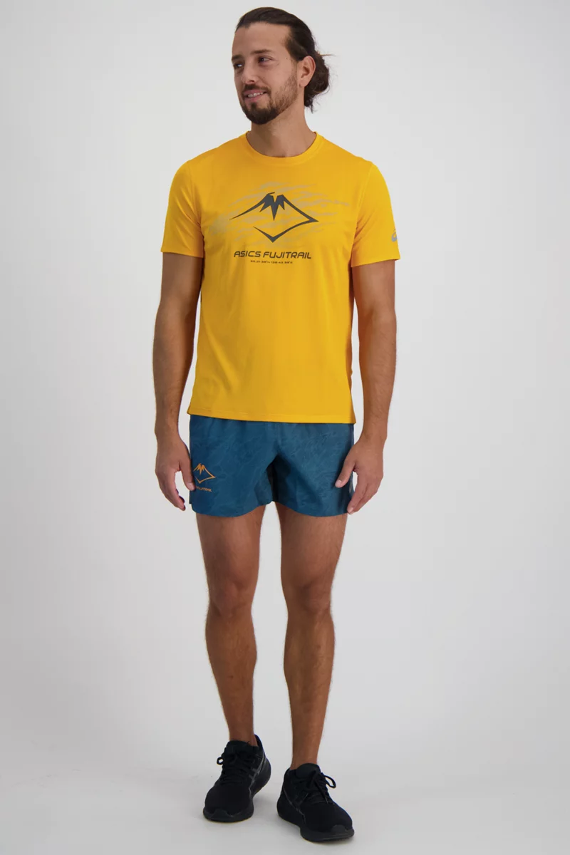 ASICS Fujitrail All Over Print 5 Inch Herren Short