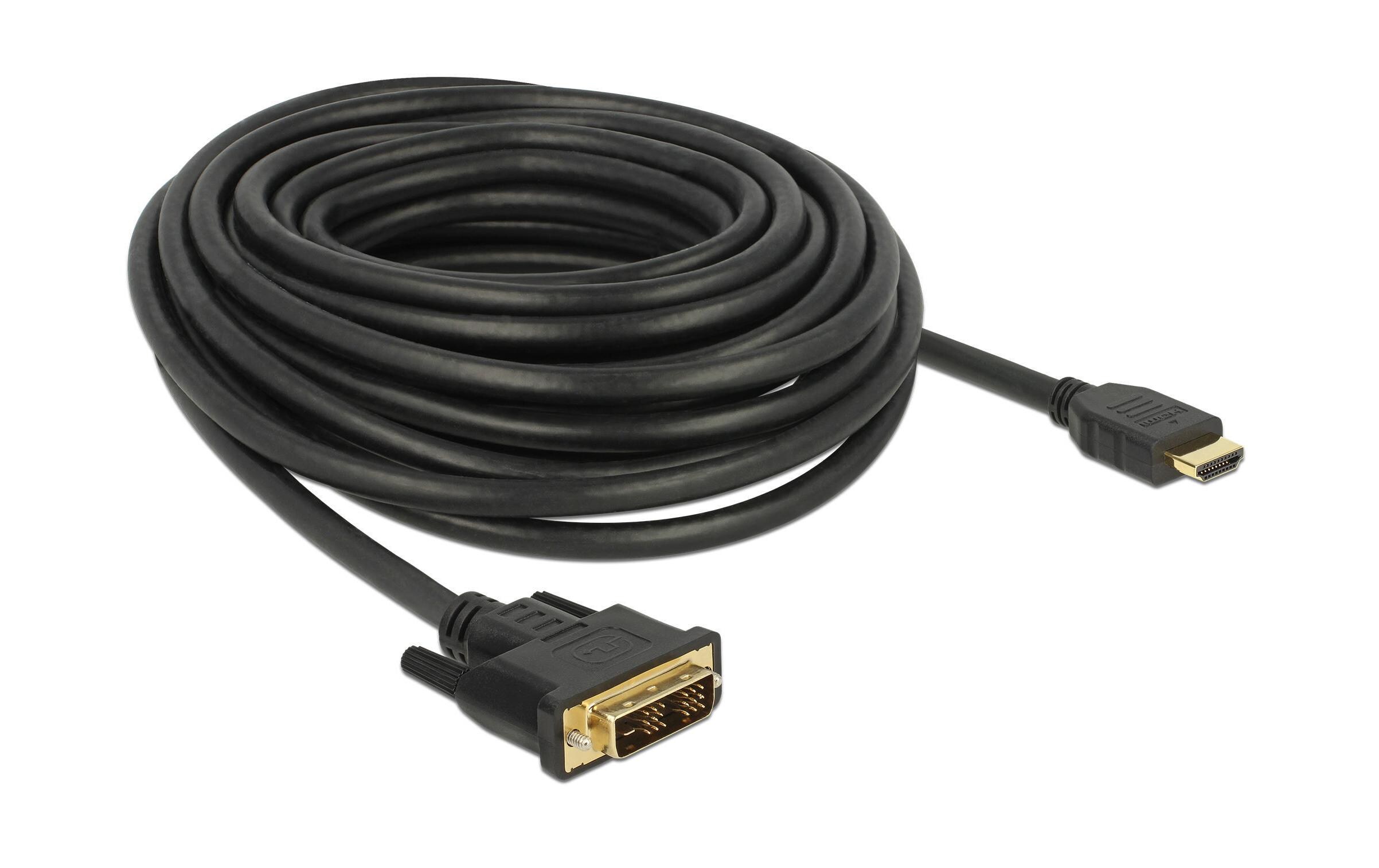 Kabel DVI-D – HDMI Typ A, 10 mVideo-Kabel