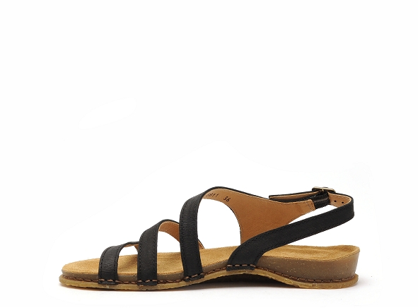 El naturalista nu pieds plats femme panglao n5811 noir
