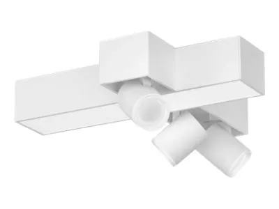 Philips Hue White and Colour Ambiance Centris - Loftsspotlys - LED-lyspære x 3 - GU10 - total: 17.1 W (tilsvarende 150 W) - klasse A - 16 millioner farver - 2000-6500 K - hvid