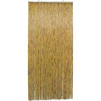 Rideau de porte bambou naturel l.90 x H.200 cm