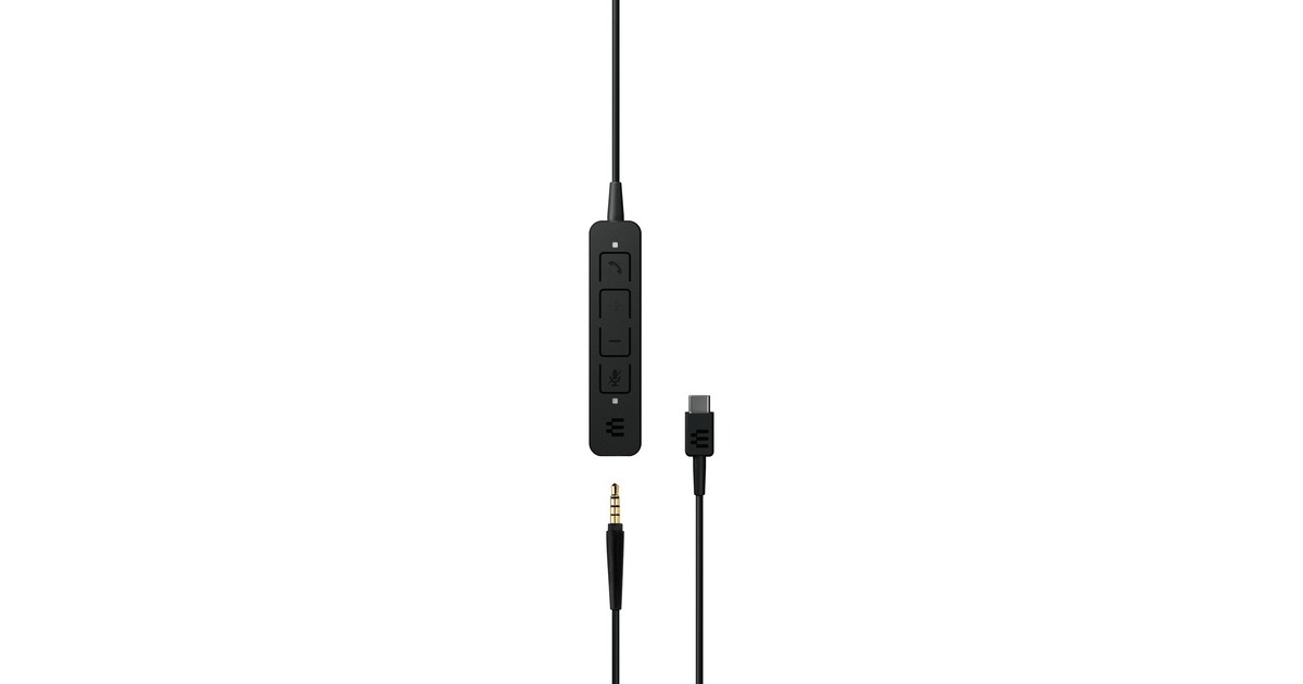 EPOSADAPT 165 USB-C II on-ear headset  (Zwart, Stereo, USB-C)