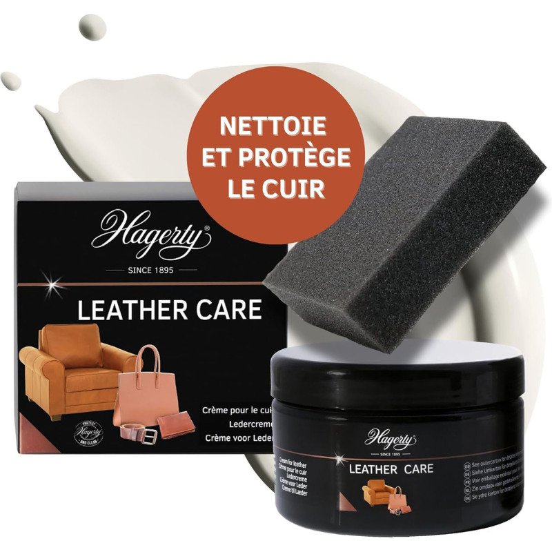 Crème nettoyante nourrissante cuir - 250 mL
