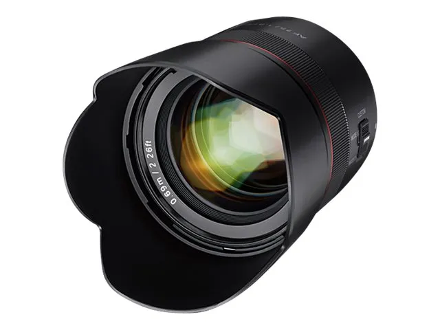 Samyang AF - Telefoto objektiv - 75 mm - f/1.8 FE - Sony E-mount - for Sony Cinema Line; a VLOGCAM; a1; a1 II; a6700; a7 IV; a7C; a7C II; a7CR; a7R V; a9 III