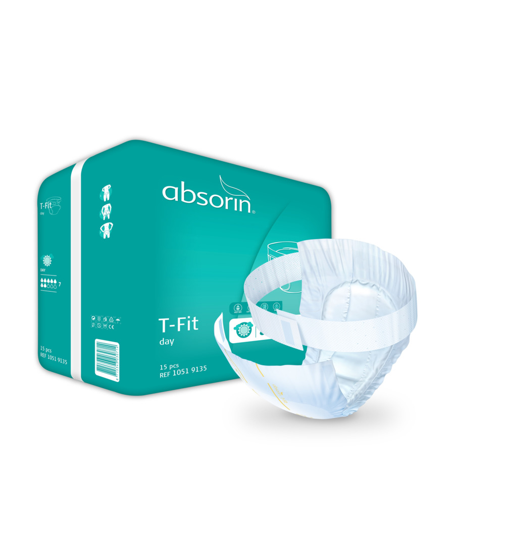 Absorin Comfort t-fit day maat XL (15 stuks)
