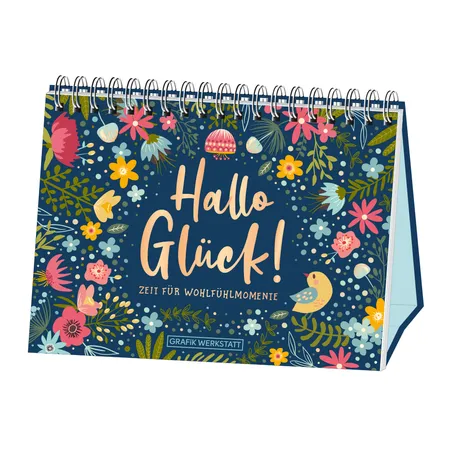 Grafik Werkstatt Spiralbuch Hallo Glück!