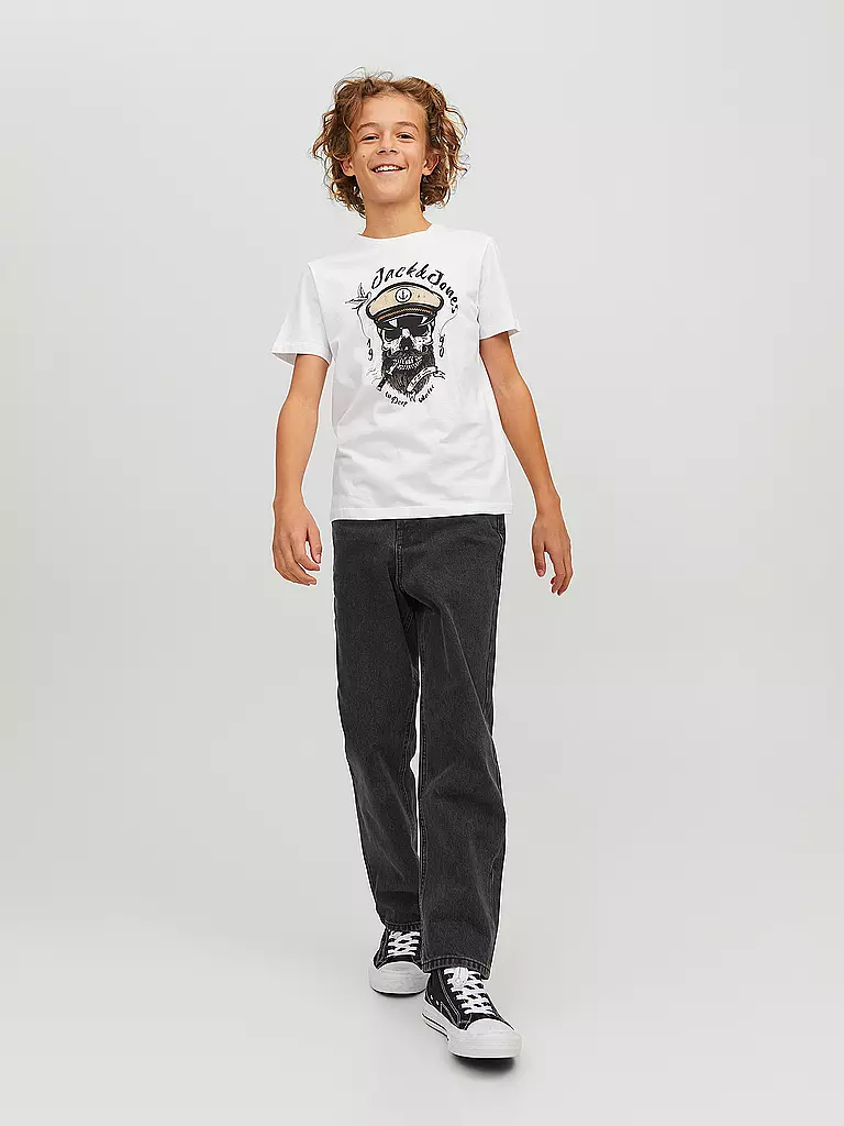 JACK & JONES Jungen Jeans Relaxed Fit JJICHRIS  schwarz