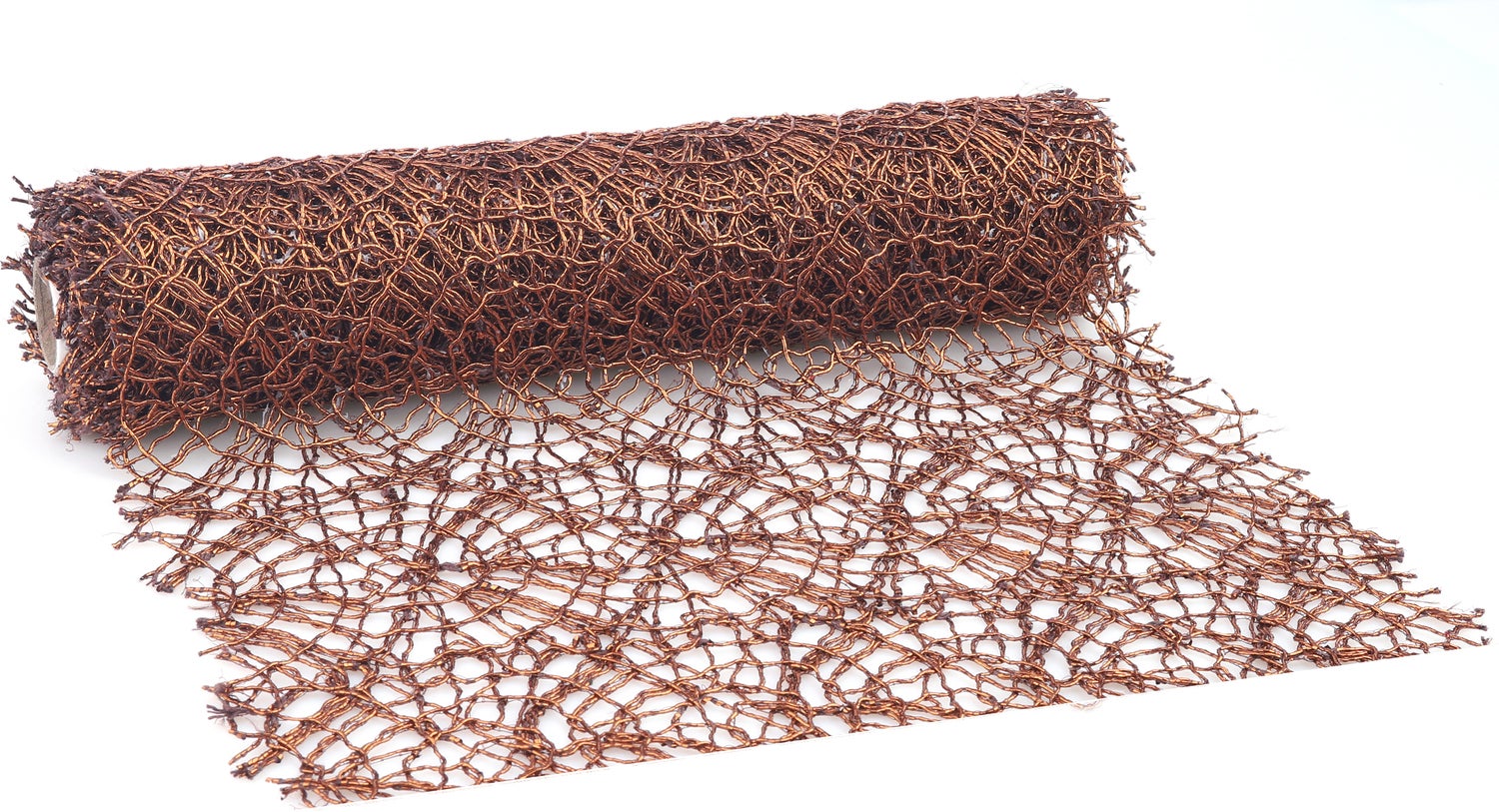 Vivant tafelloper Lattice koper 250 x 28 cm