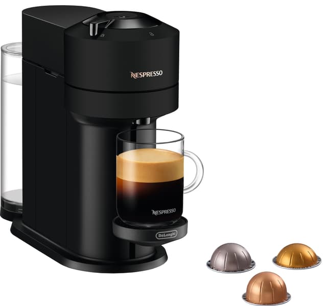 Nespresso Vertuo Next kaffemaskine fra DeLonghi ENV120BMAE (sort)