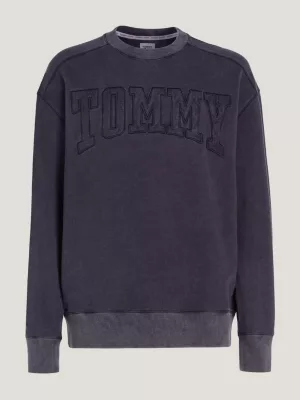 Moletom Varsity Acid Wash Relaxed Fit