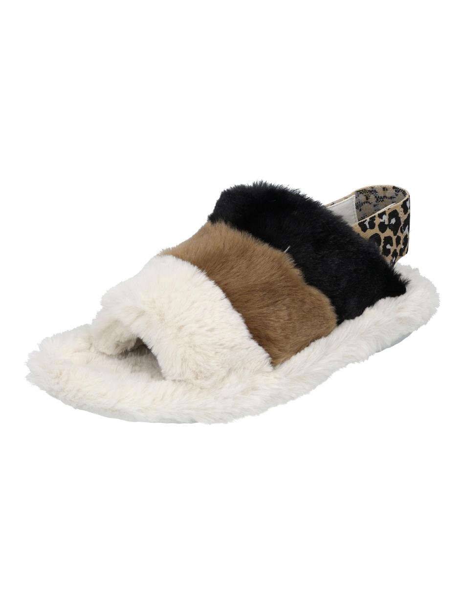 Hausschuh Lille 104, beige-multi