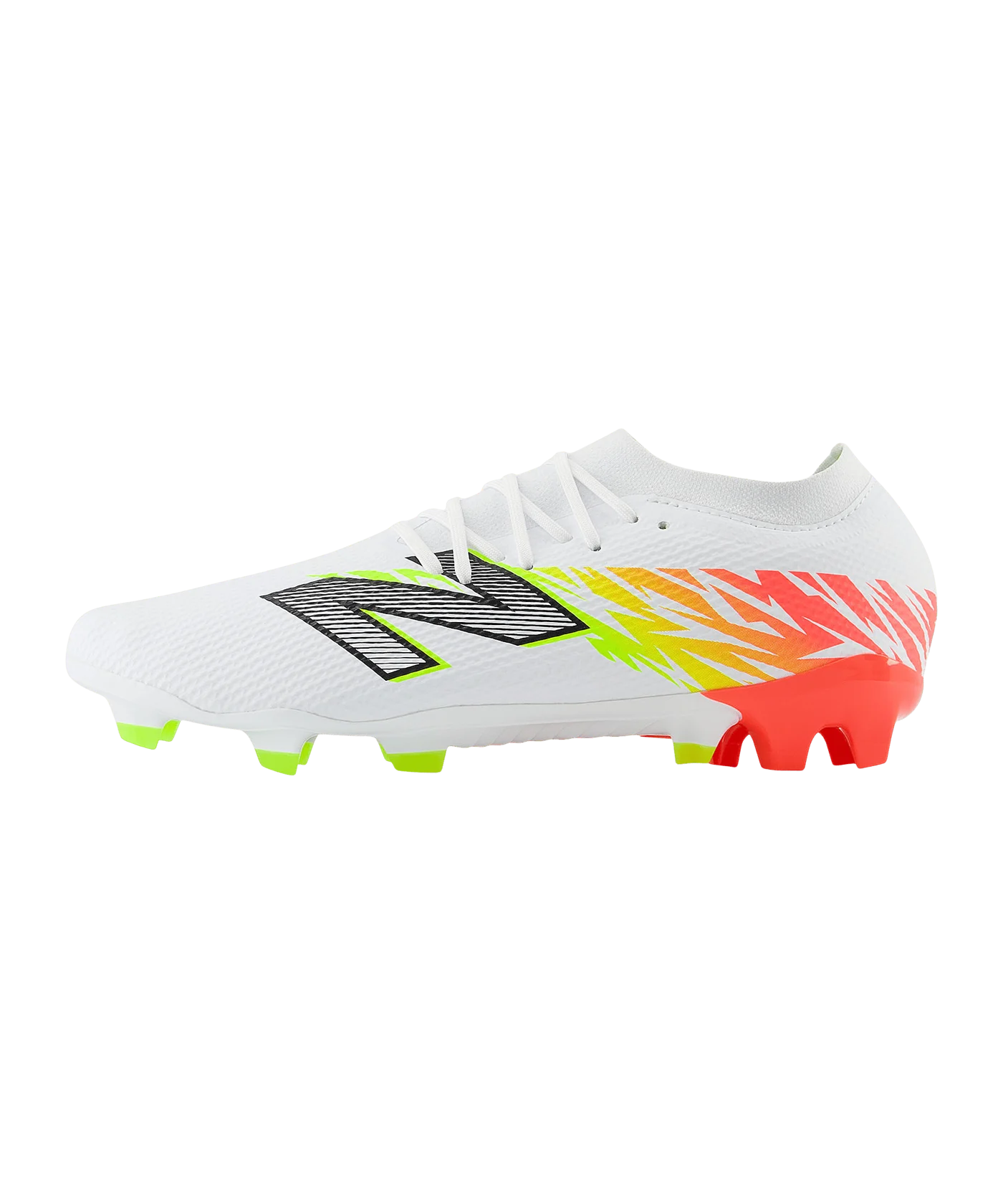 New Balance Furon Team V8 FG Flash Point Weiss FIB8