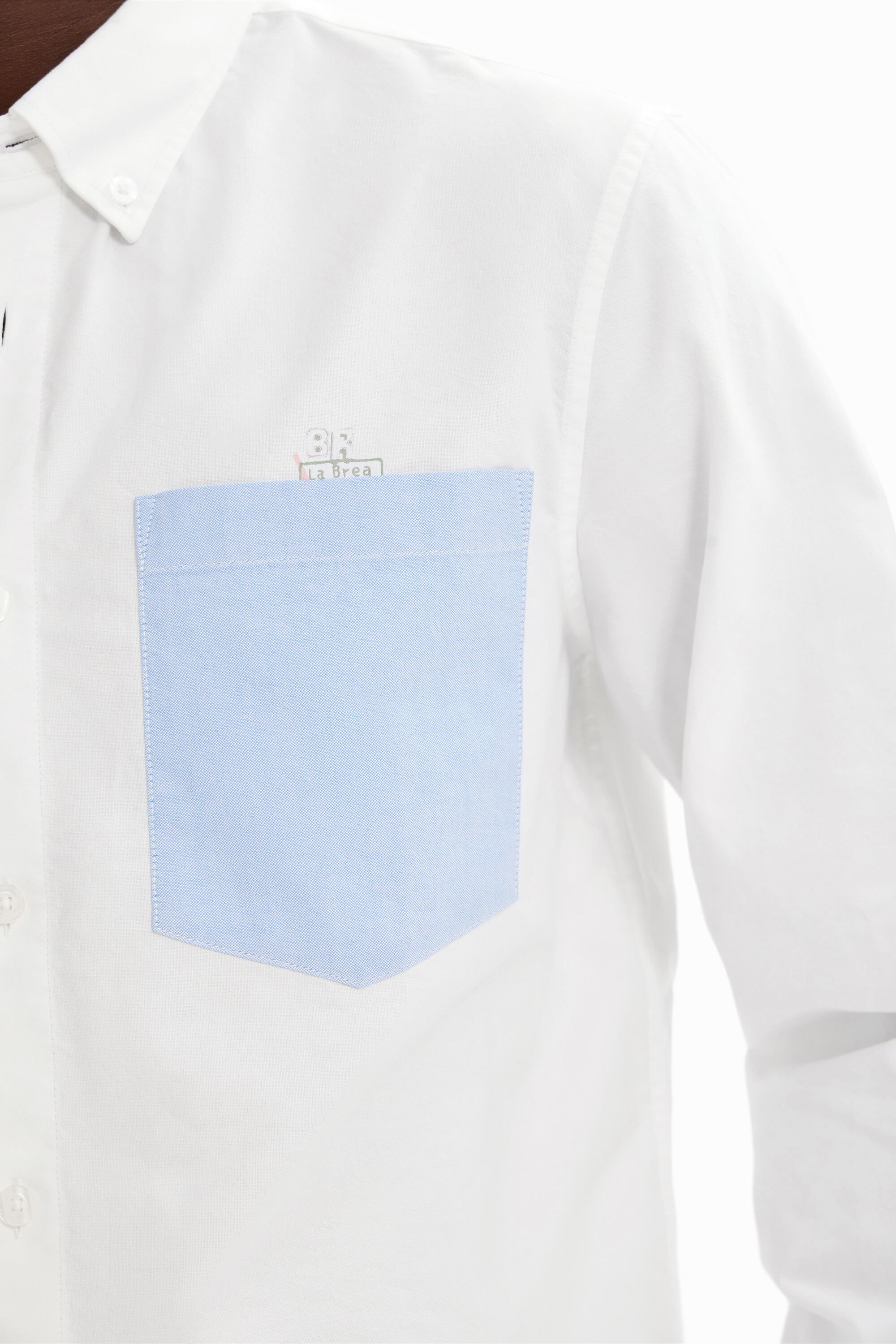 Chemise unie poches