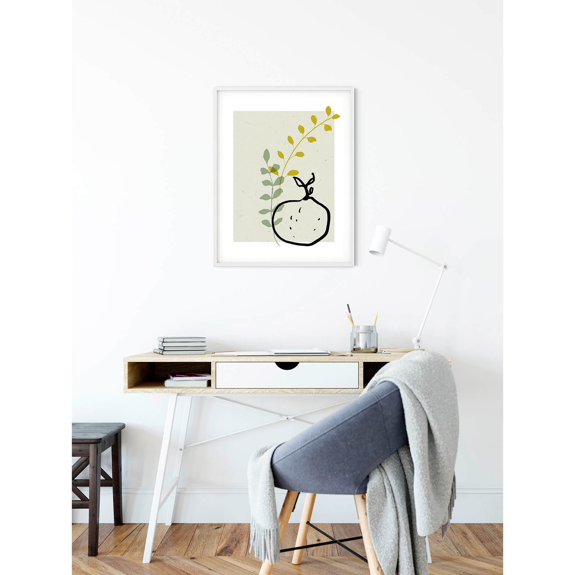 Wandbild FRUIT DU PARADIS - beige - 50x70 cm