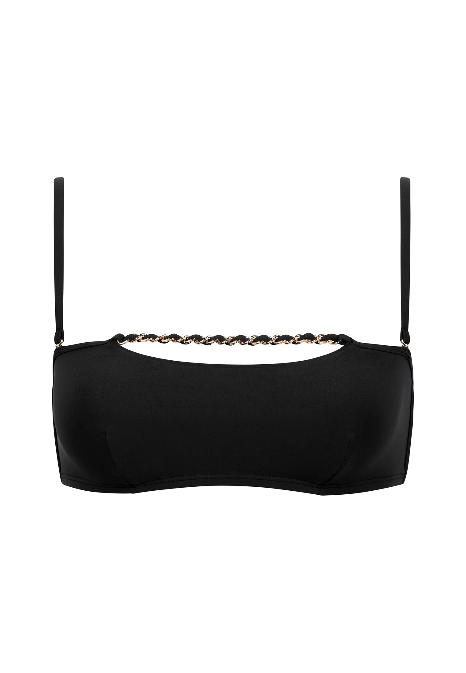 SPARKLING TREASURE - Haut de maillot de bain bandeau mousse | Noir