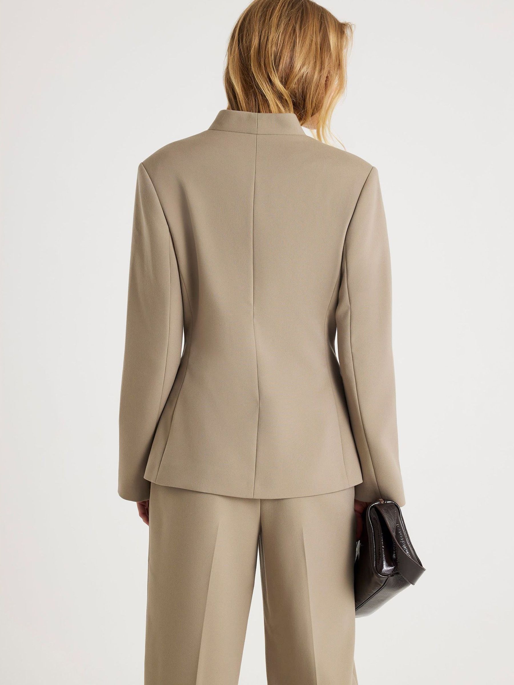 River Island Collarless Blazer