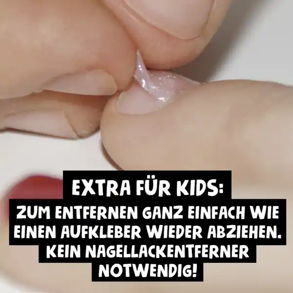 Peel-Off Nagellack 01 Glitzer