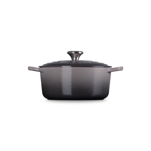 Le Creuset Signature Rund Støbejernsgryde, Flint, 6,7 L