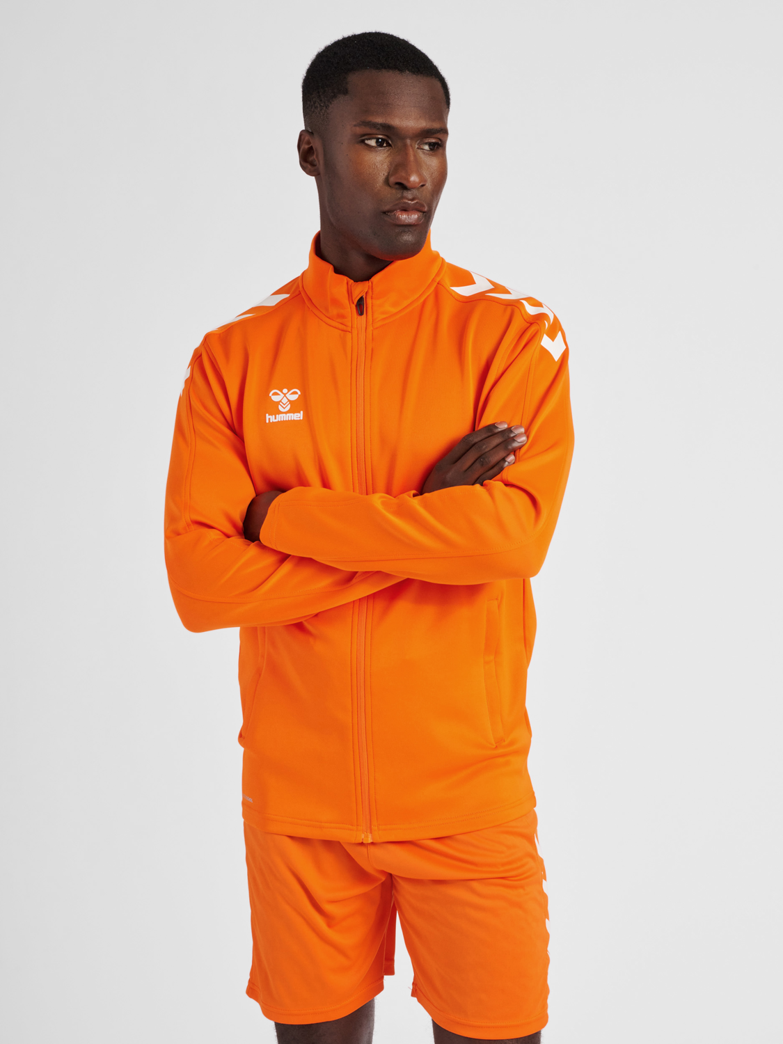 hmlCORE XK POLY ZIP SWEAT