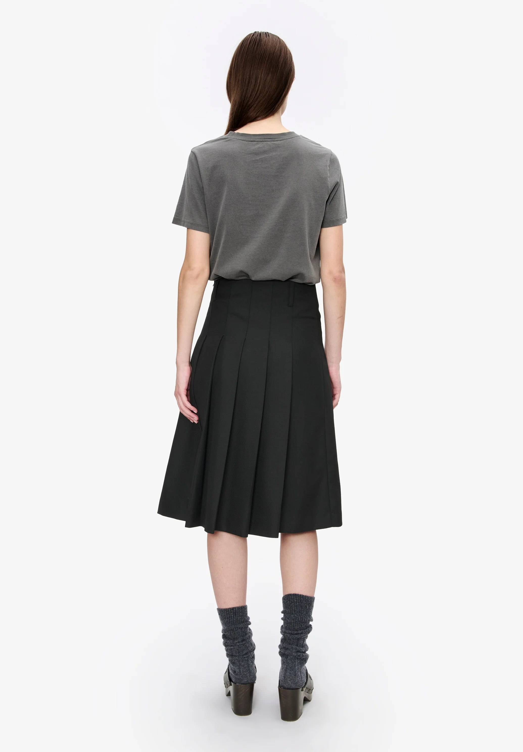 T-shirt crop - Faux noir