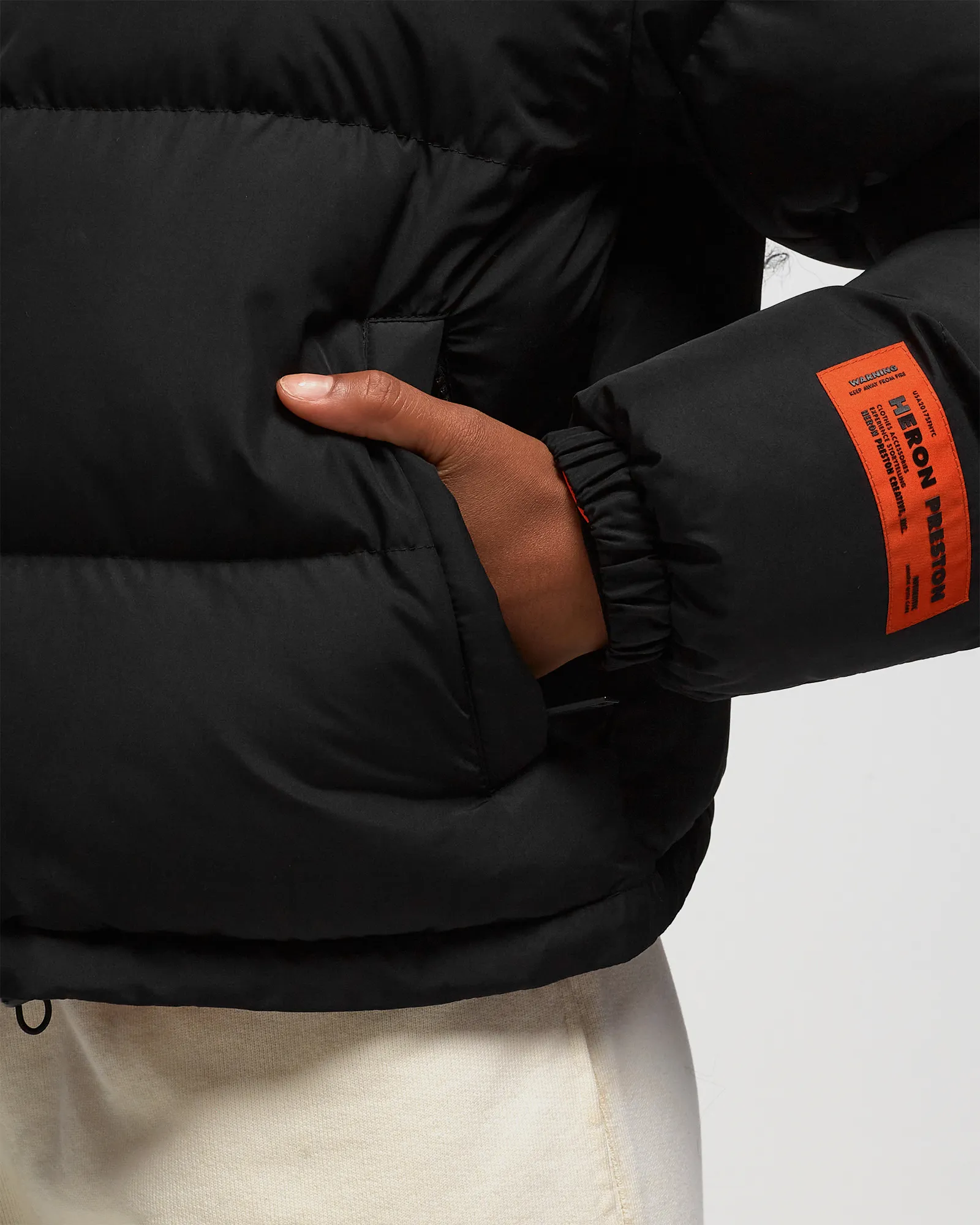 Heron Preston EX-RAY NYLON PUFFER JACKET