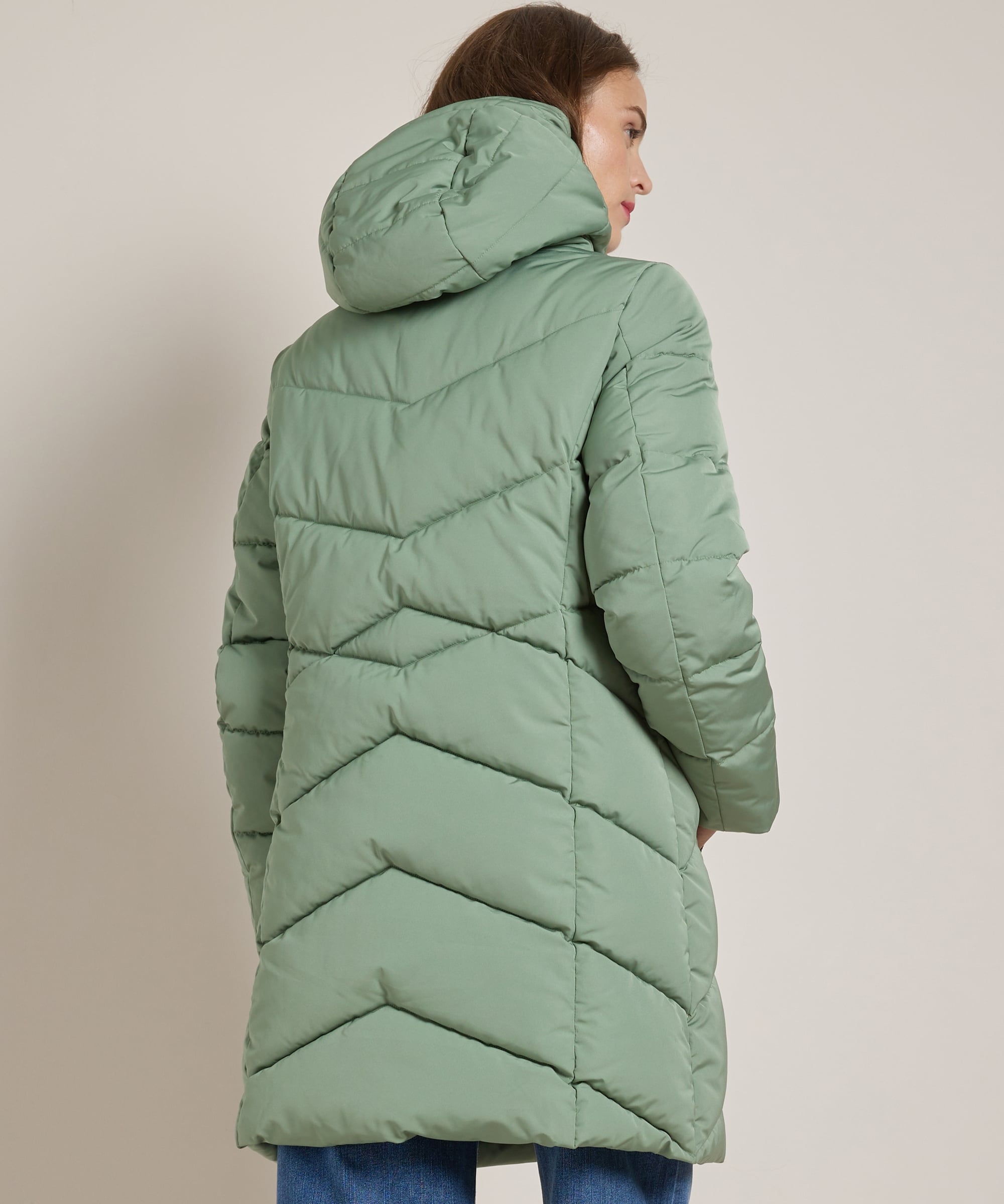 gewatteerde jas parka
