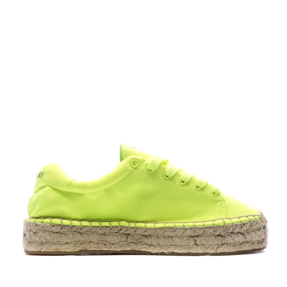 Replay Baskets Espadrille Jaune Femme Replay Nash