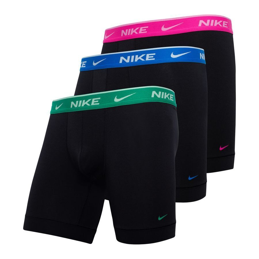 Nike Shorts Boxer Pack de 3 - Noir/Laser Fuchsia/Vert/Bleu