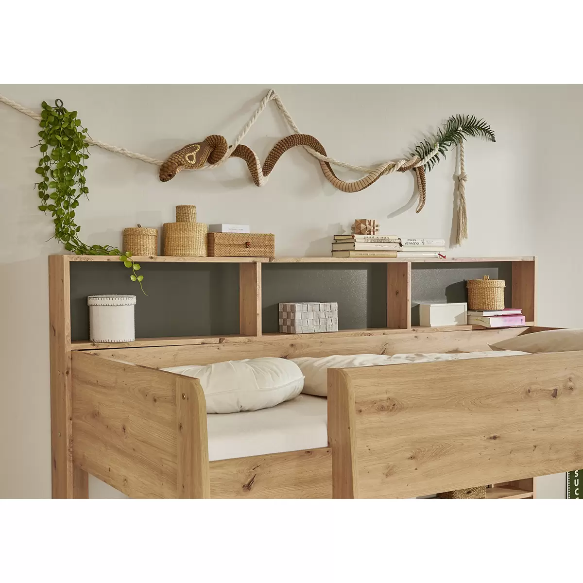 Etagenbett Surava 2x90x200 Artisan Eiche