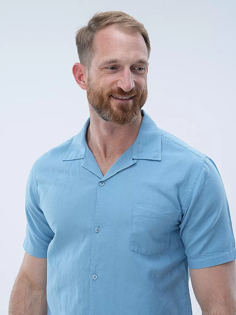 COLORFUL STANDARD Hemd Regular Fit  hellblau