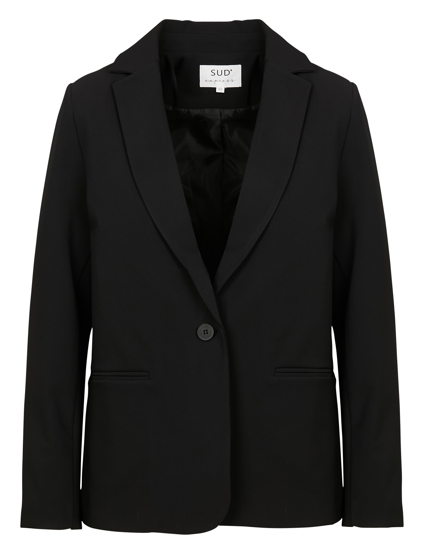 VEDELINE - Veste de tailleur droite | Noir