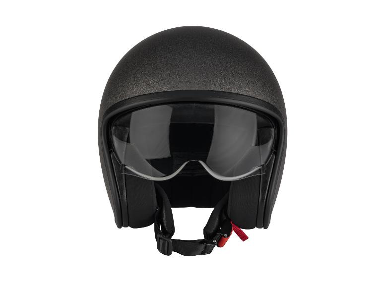 Scooter helm met vizier XL